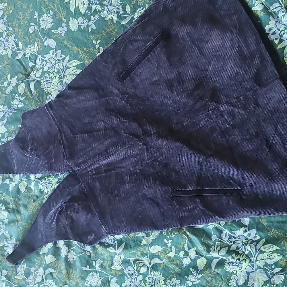 Zara navy corduroy dress